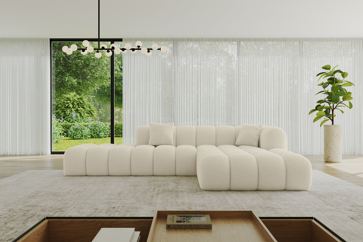 Ecksofa OLEA-L2 Bouclé