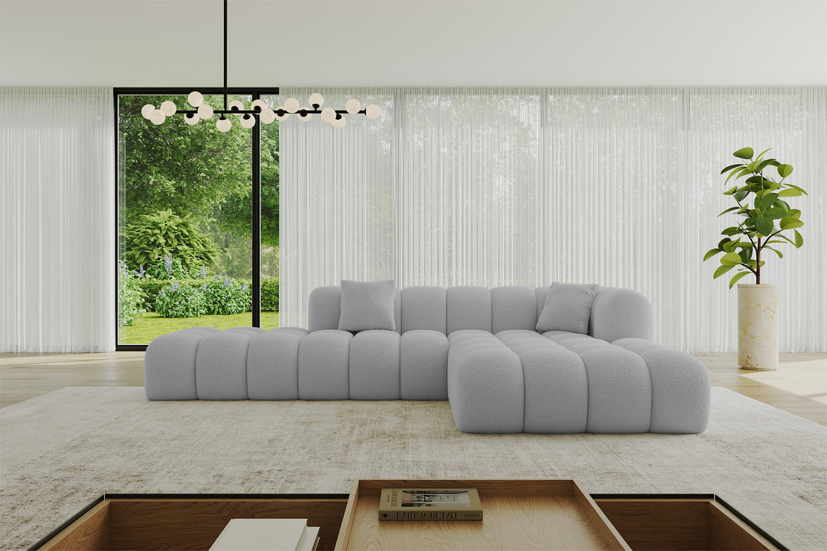 Ecksofa OLEA-L2 Bouclé