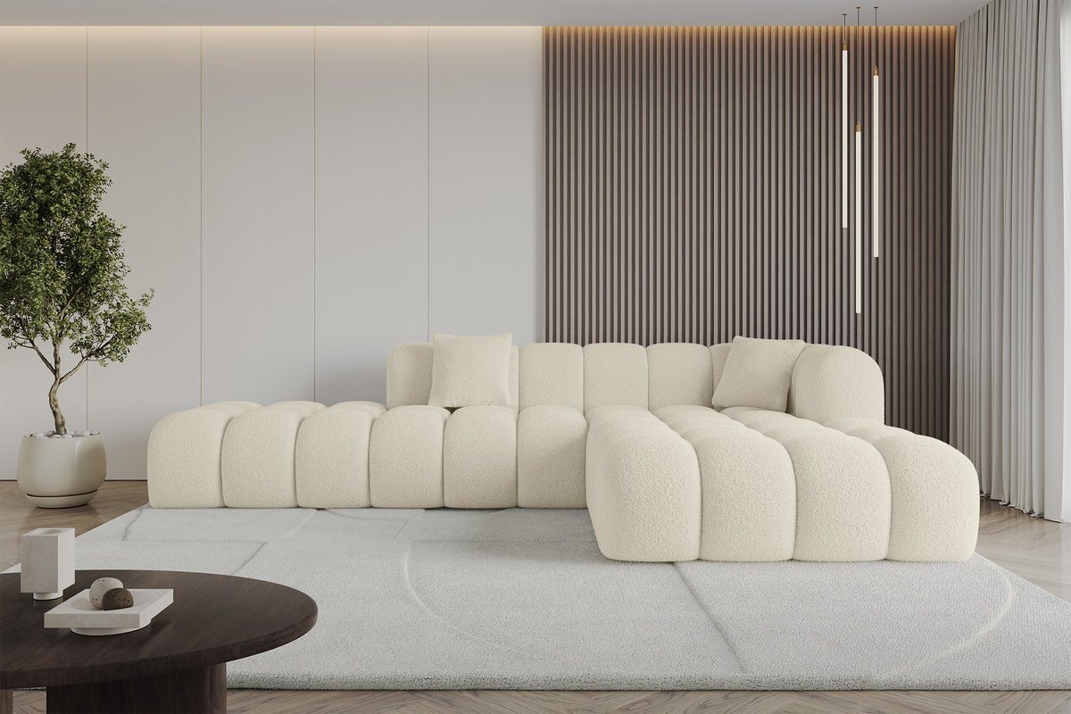 Ecksofa OLEA-L2 Bouclé