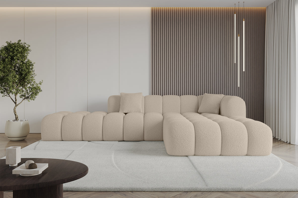 Ecksofa OLEA-L2 Bouclé