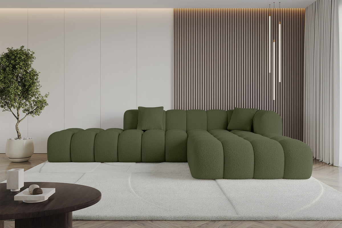 Ecksofa OLEA-L2 Bouclé