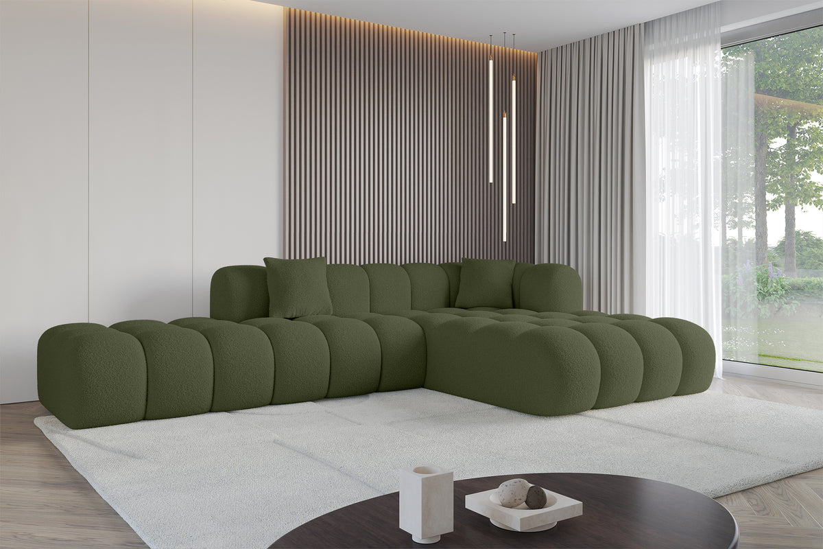 Ecksofa OLEA-L2 Bouclé