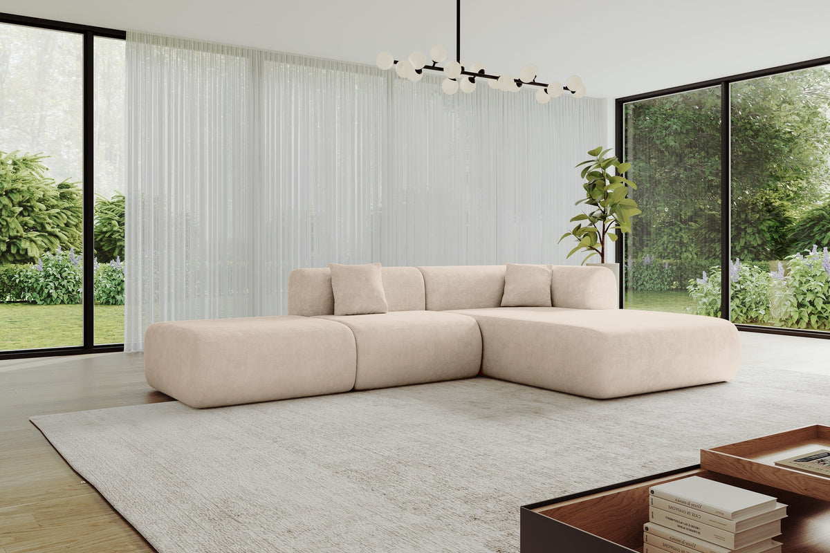 Ecksofa OVLY-L Samt