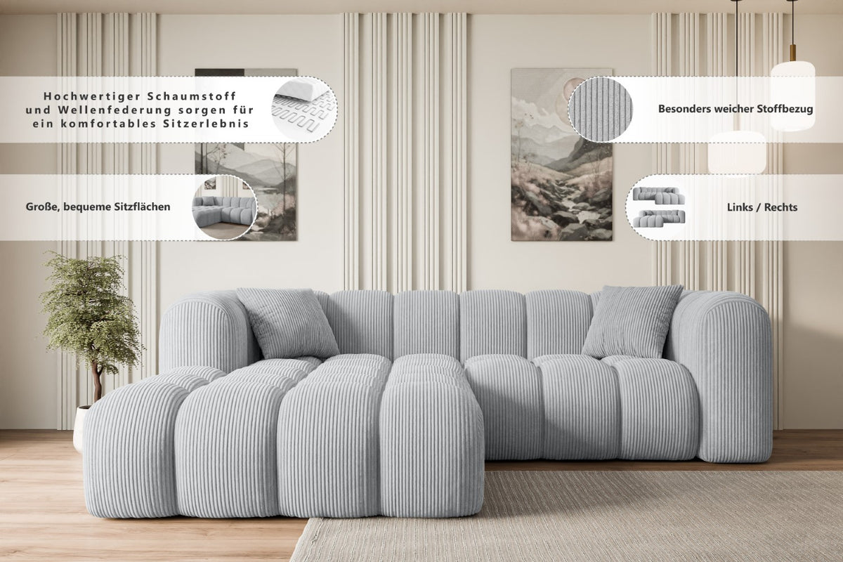 Ecksofa OLEA-L1 Samt
