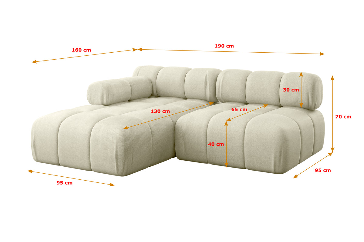 Ecksofa RAZON-L1 Samt