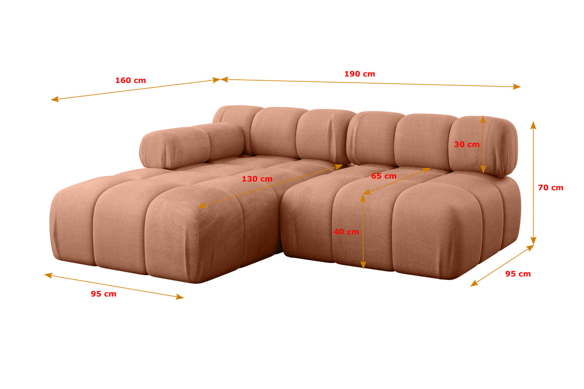 Ecksofa RAZON-L1 Samt