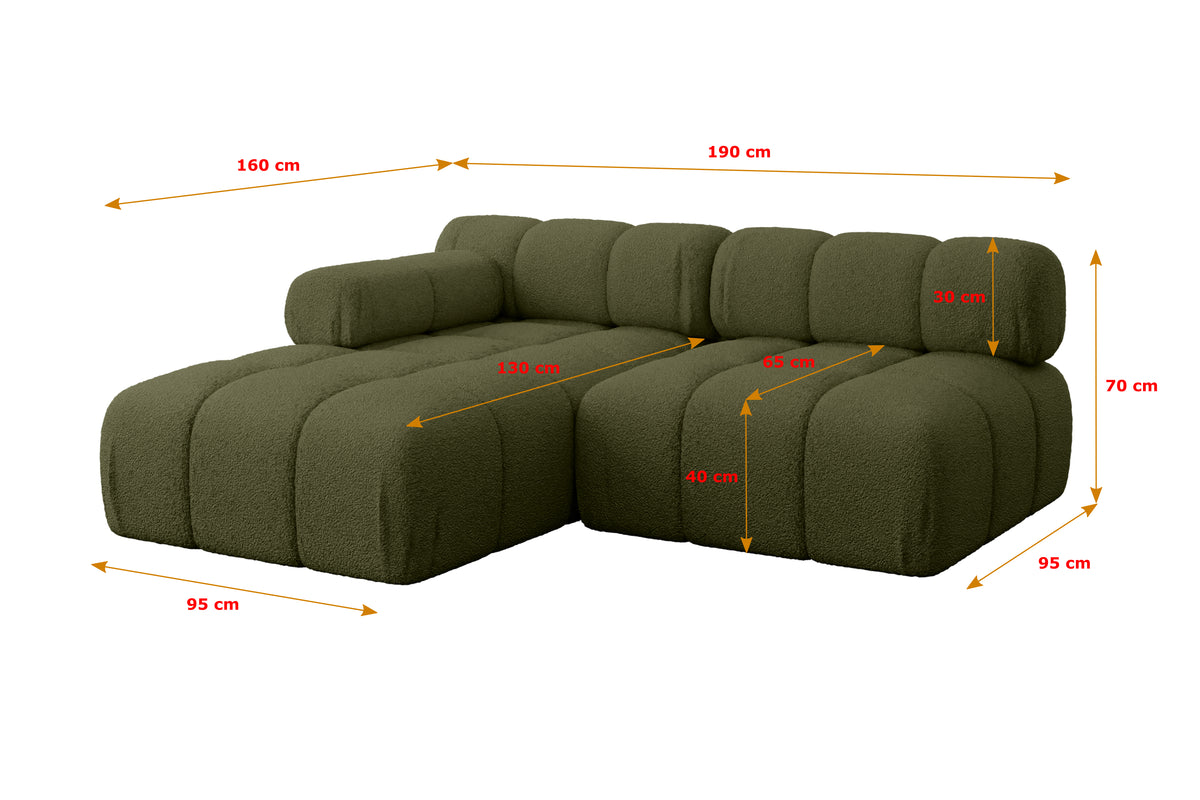Narożnik RAZON-L1 Bouclé