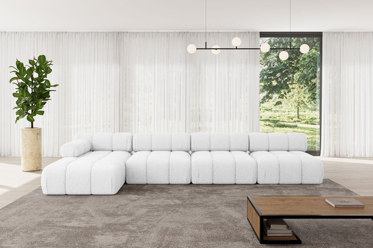Ecksofa RAZON-L3 Bouclé