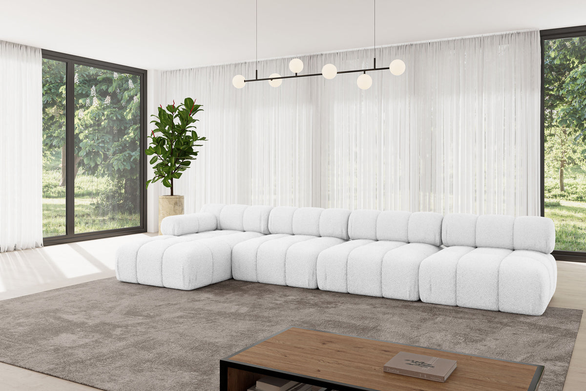 Ecksofa RAZON-L3 Bouclé