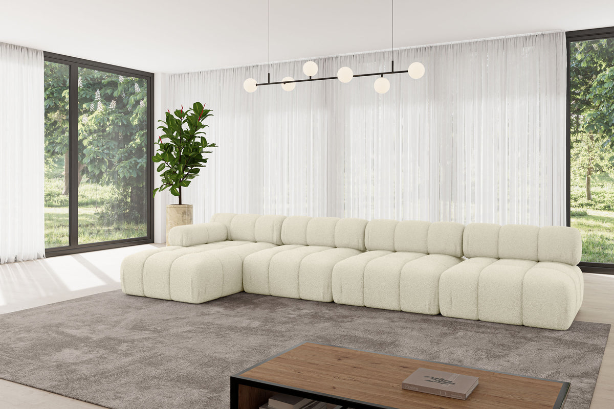 Ecksofa RAZON-L3 Bouclé