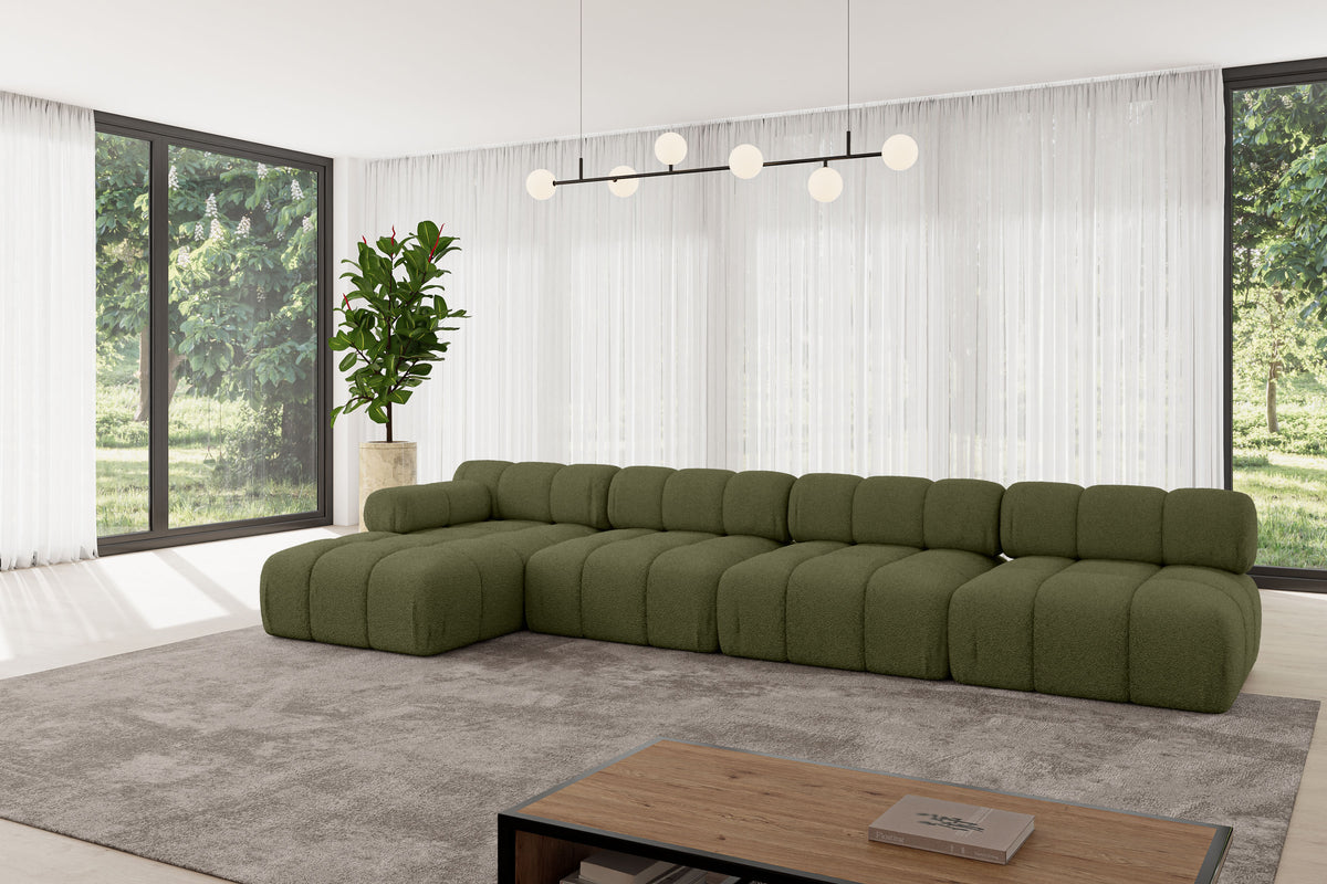 Ecksofa RAZON-L3 Bouclé