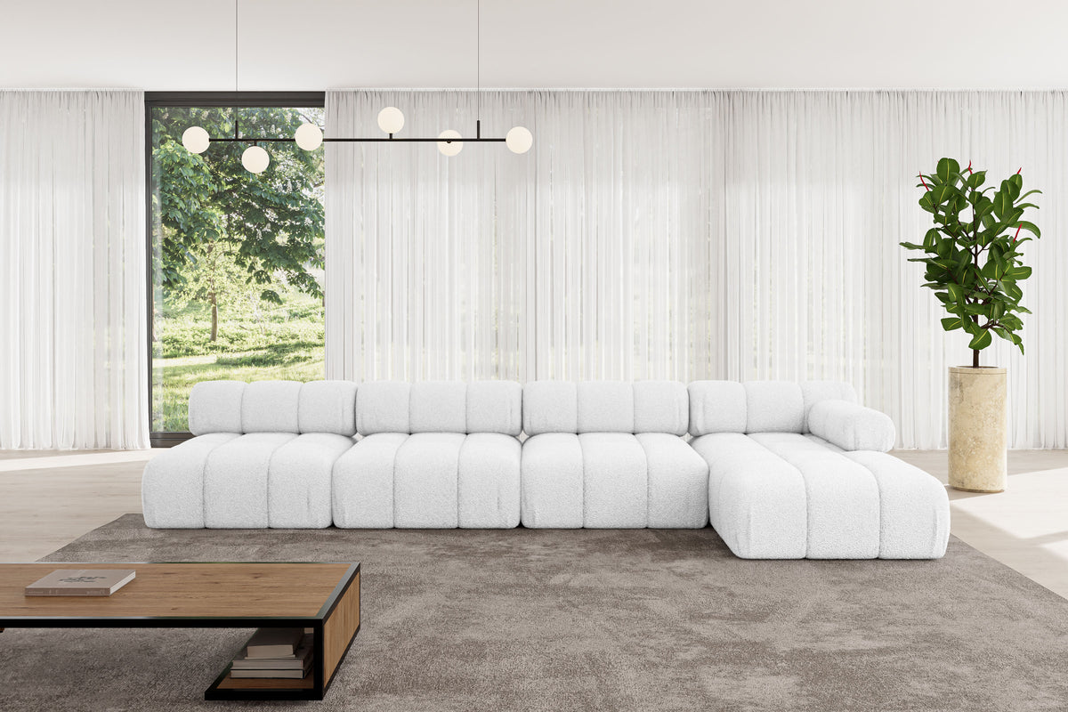 Ecksofa RAZON-L3 Bouclé