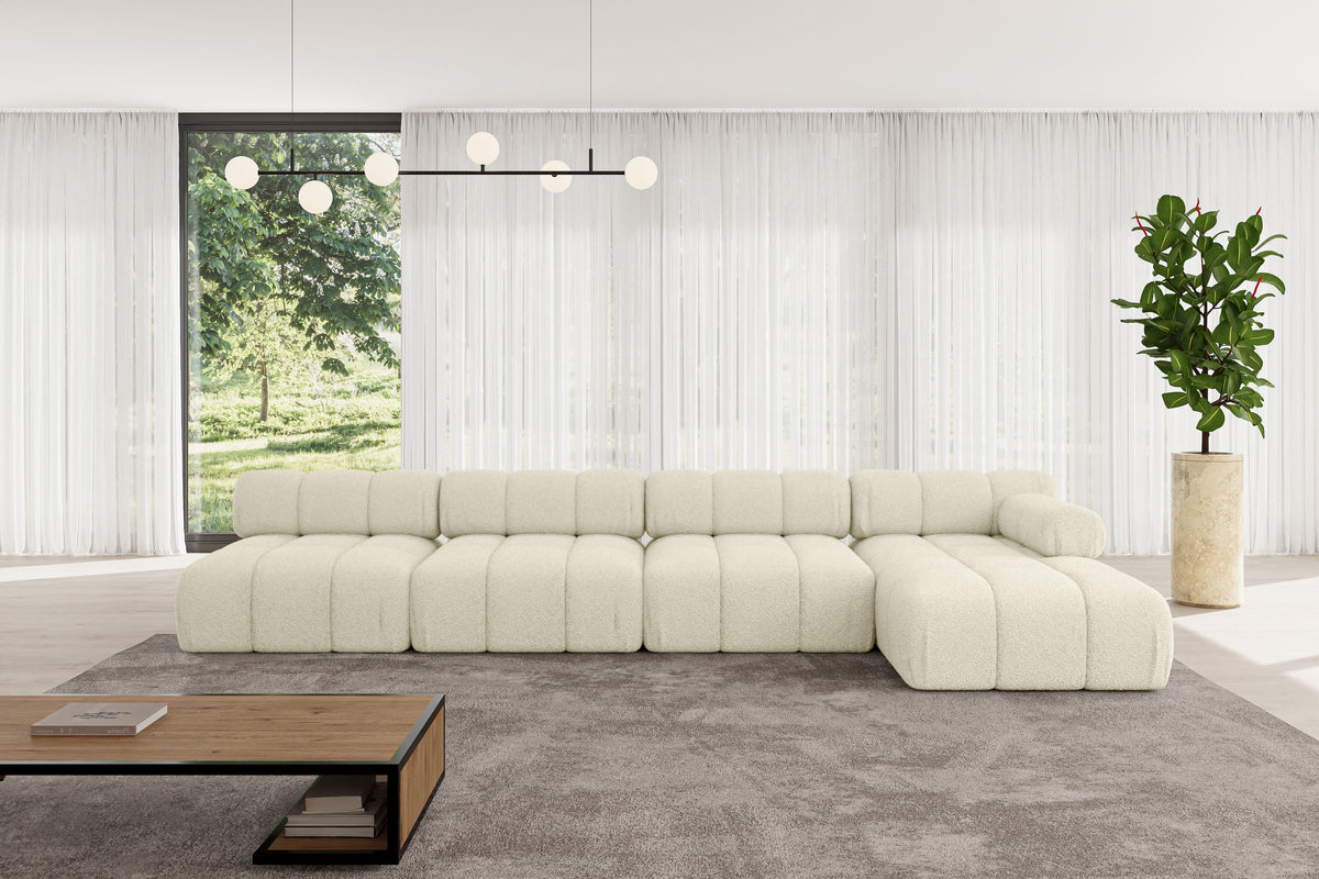 Ecksofa RAZON-L3 Bouclé