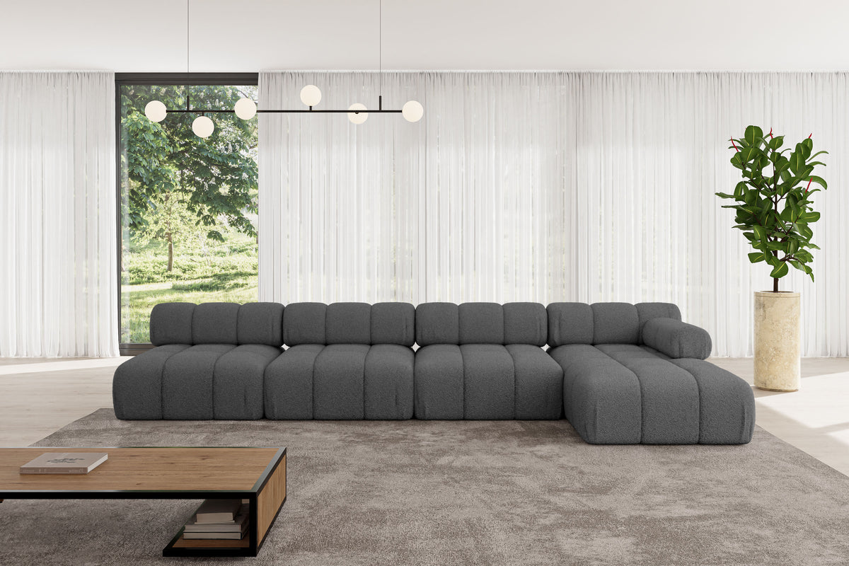 Ecksofa RAZON-L3 Bouclé