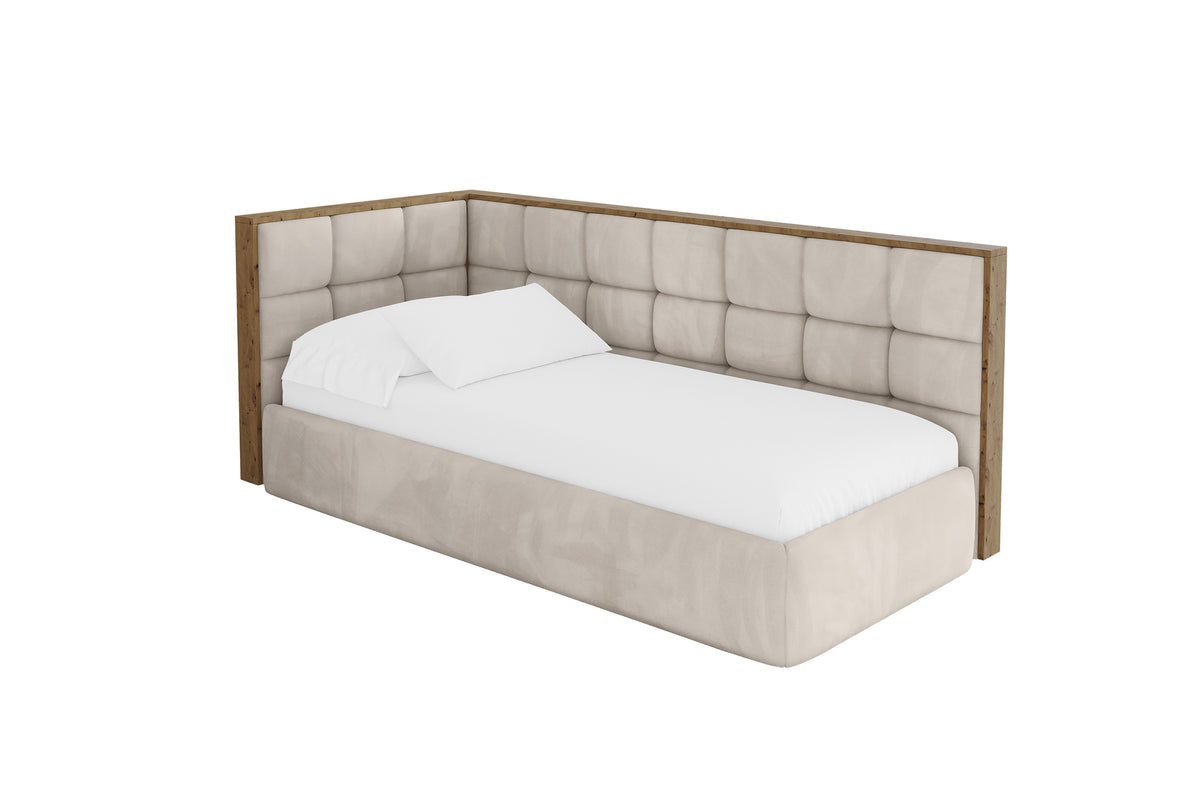 Jugendbett SOVY Samt Rechtsseitig