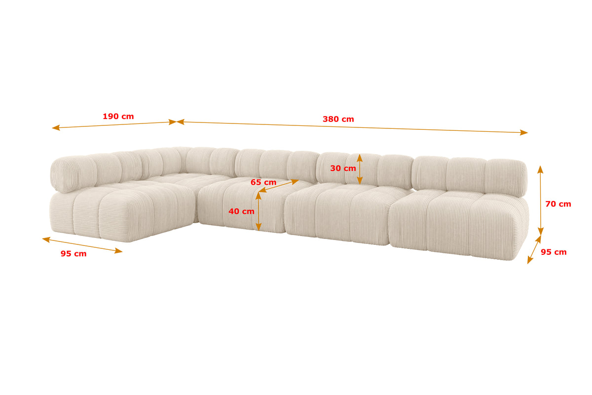 Ecksofa SAMARO-L3 Cord