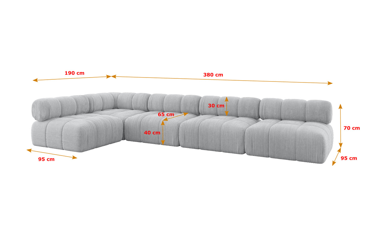 Ecksofa SAMARO-L3 Cord