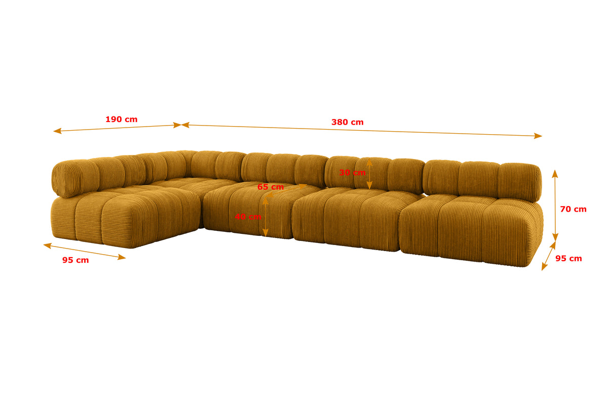 Ecksofa SAMARO-L3 Cord