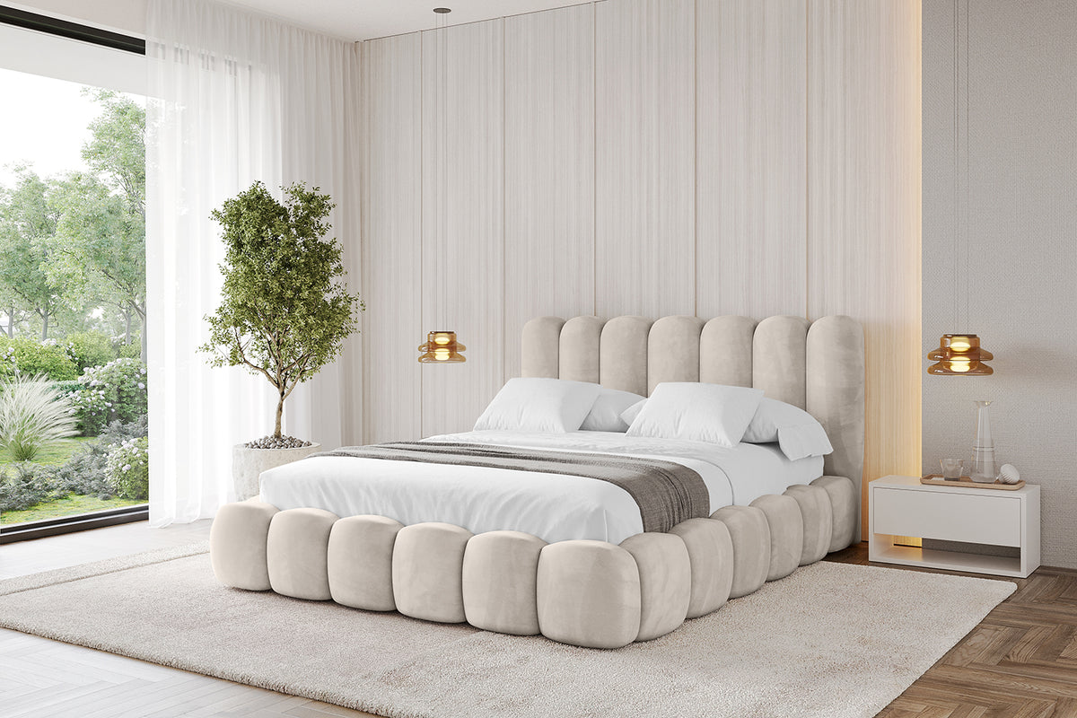 Łóżko tapicerowane SENA welur