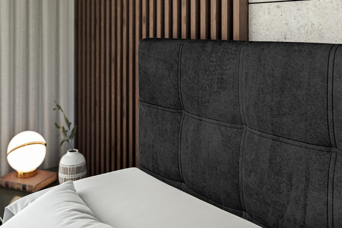 Łóżko boxspring MARCE welur