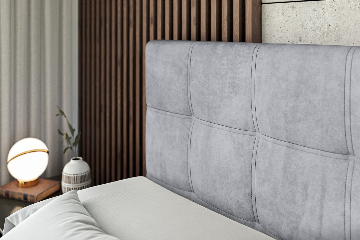 Łóżko boxspring MARCE welur