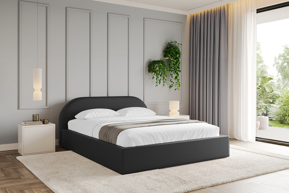 Łóżko tapicerowane TIVON-v1 ekoskóra