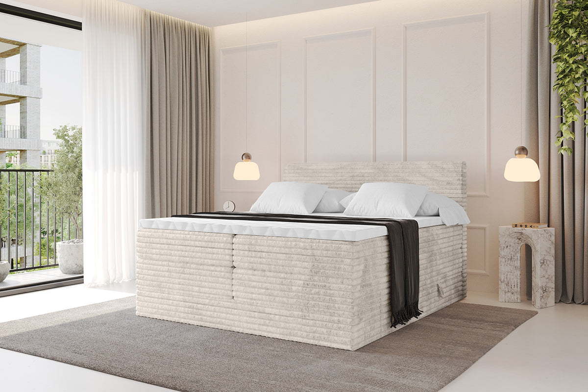 Boxspringbett TOLO KING-v1 Cord
