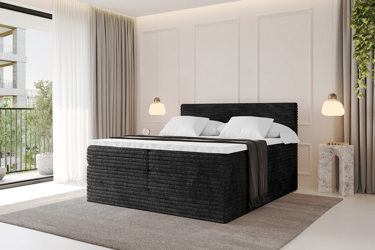 Boxspringbett TOLO KING-v1 Cord