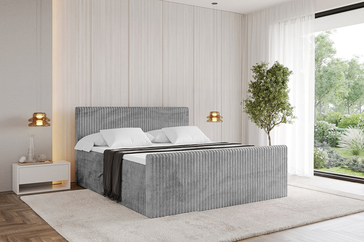 Łóżko boxspring TOLO-Z sztruks