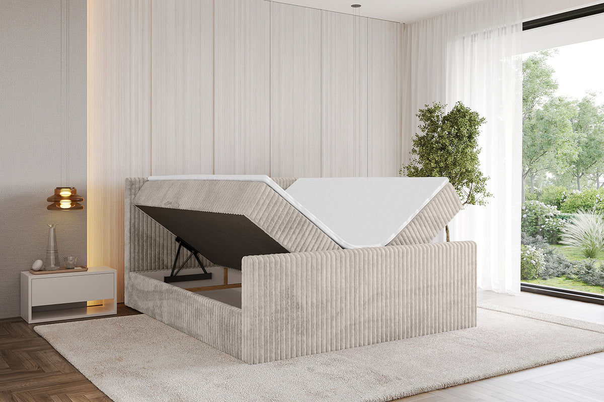Łóżko boxspring TOLO-Z sztruks