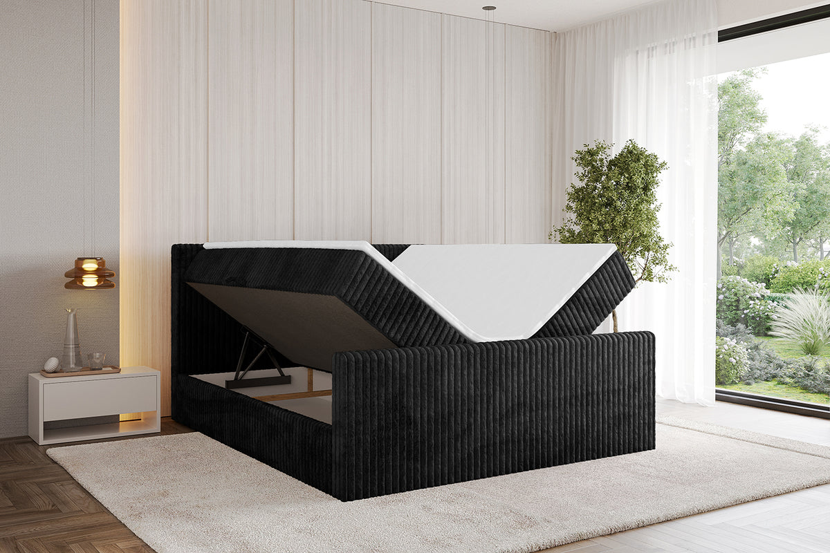 Łóżko boxspring TOLO-Z sztruks