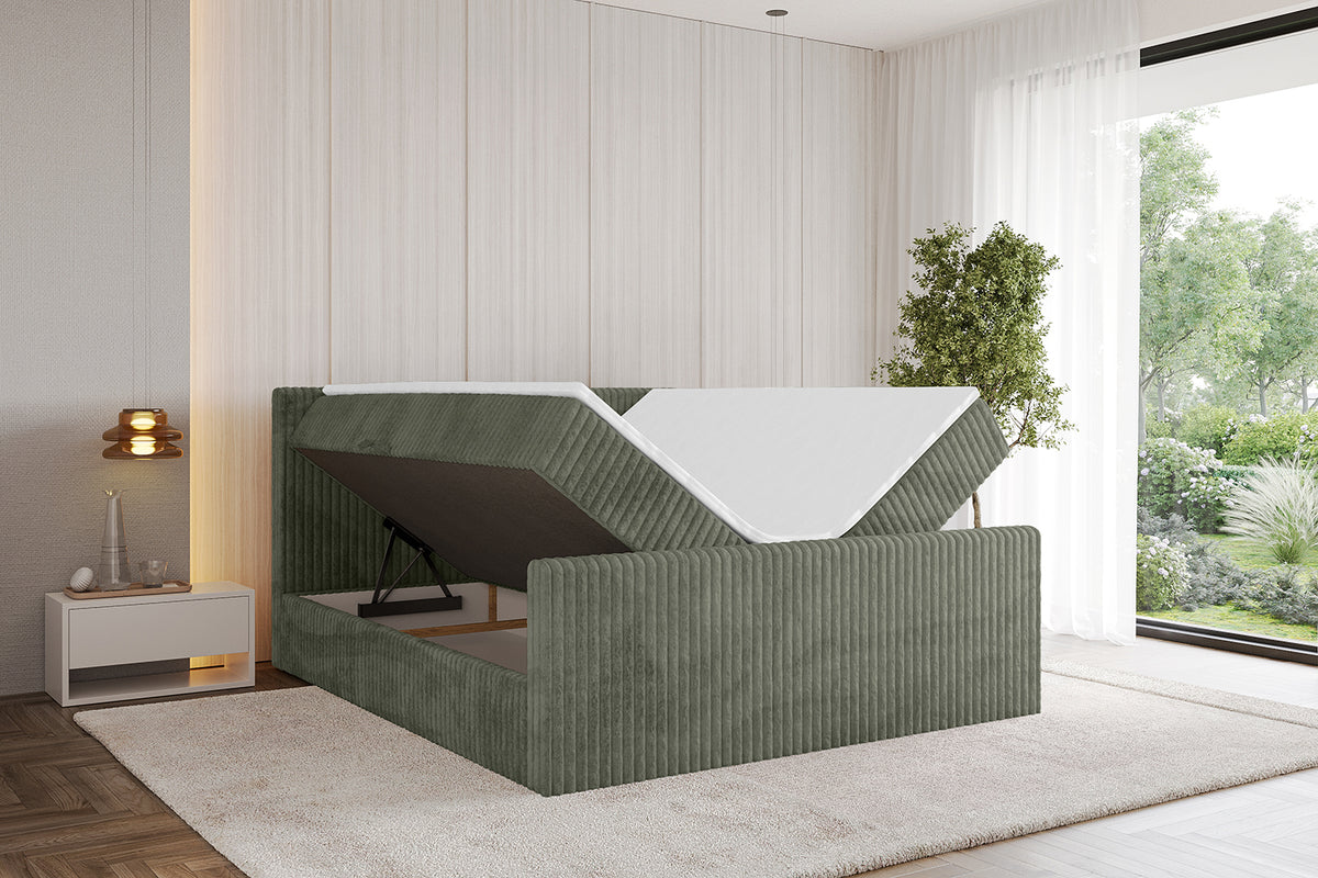 Łóżko boxspring TOLO-Z sztruks