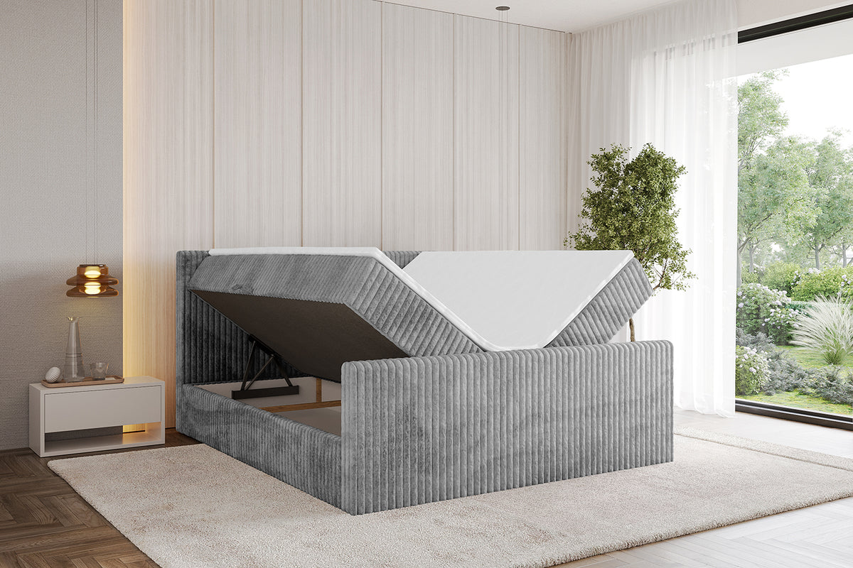 Łóżko boxspring TOLO-Z sztruks
