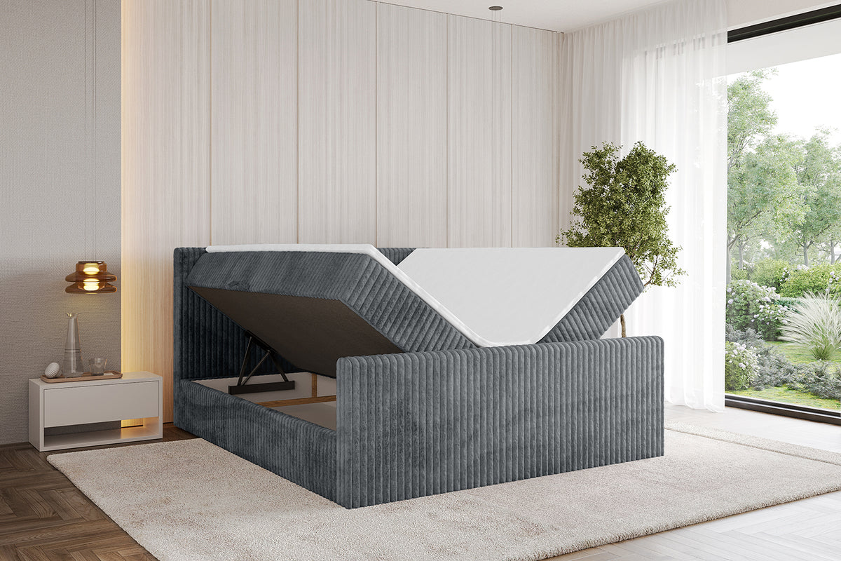 Łóżko boxspring TOLO-Z sztruks
