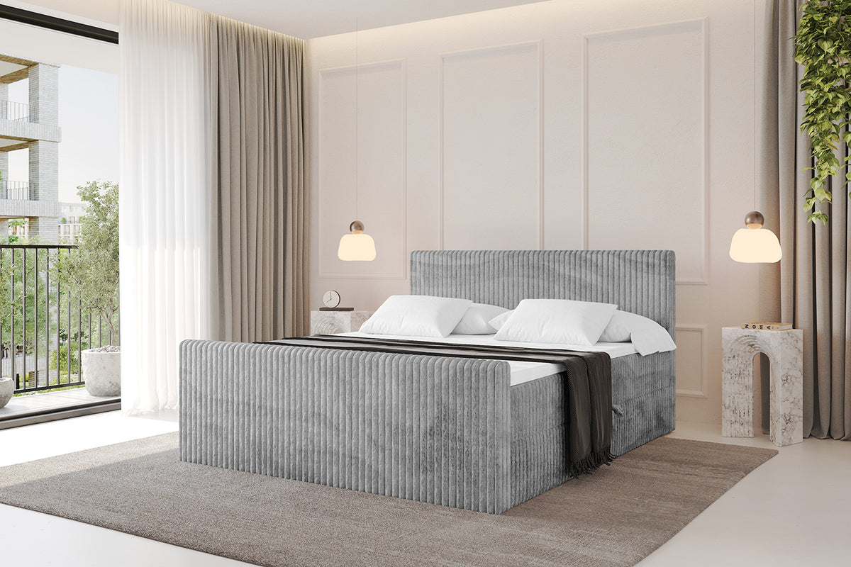 Łóżko boxspring TOLO-Z sztruks