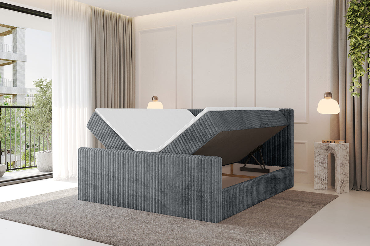 Łóżko boxspring TOLO-Z sztruks