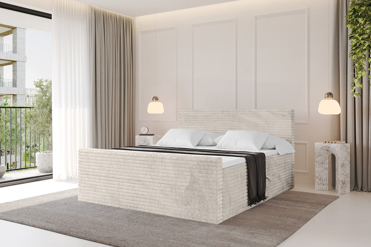 Łóżko boxspring TOLO-Z-v1 sztruks
