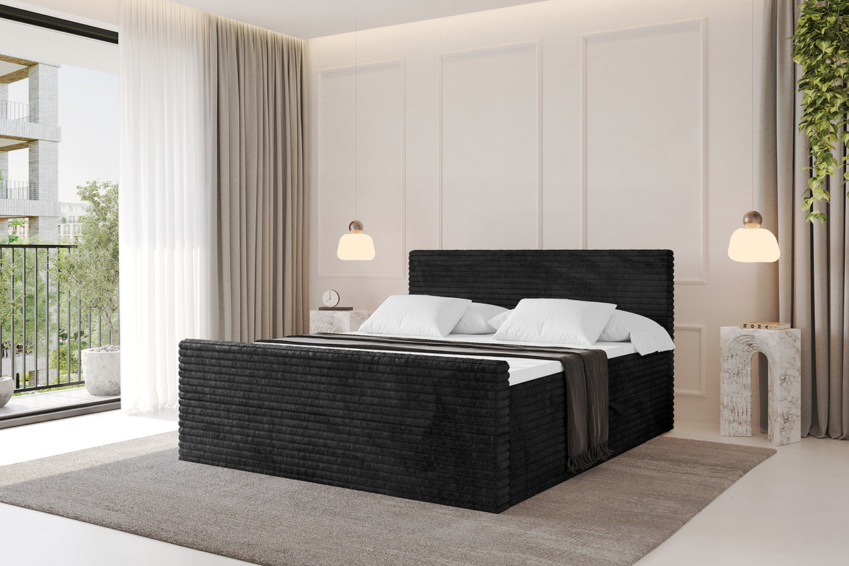 Łóżko boxspring TOLO-Z-v1 sztruks