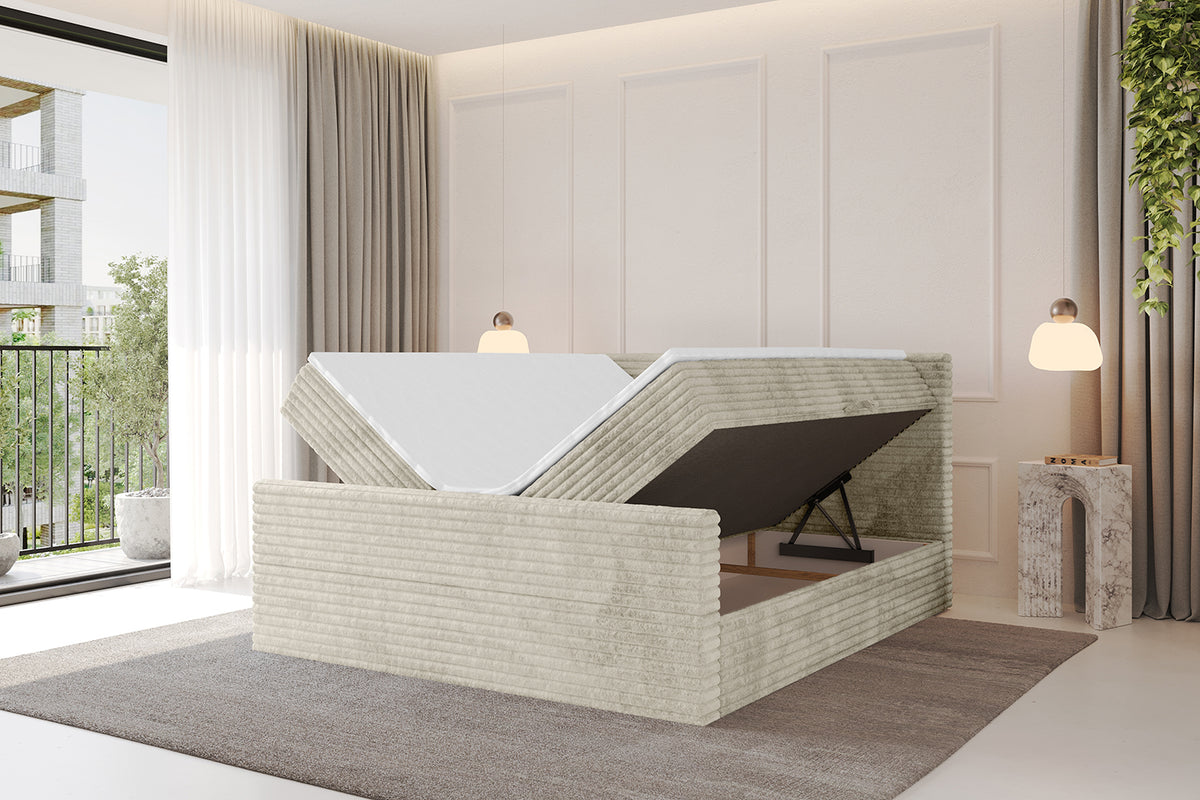 Łóżko boxspring TOLO-Z-v1 sztruks
