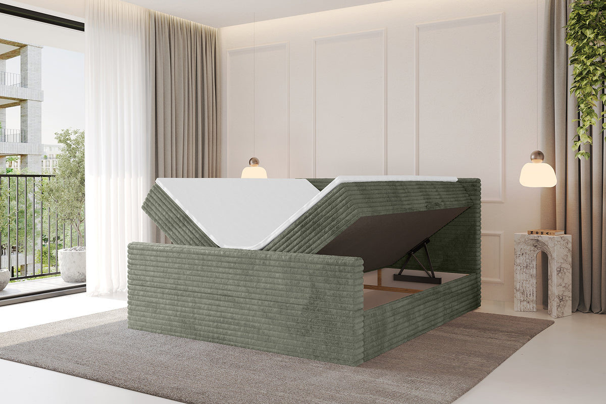 Łóżko boxspring TOLO-Z-v1 sztruks