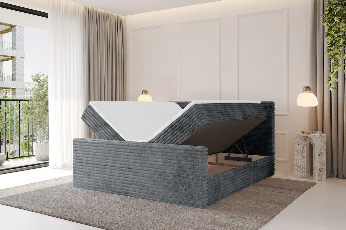 Łóżko boxspring TOLO-Z-v1 sztruks