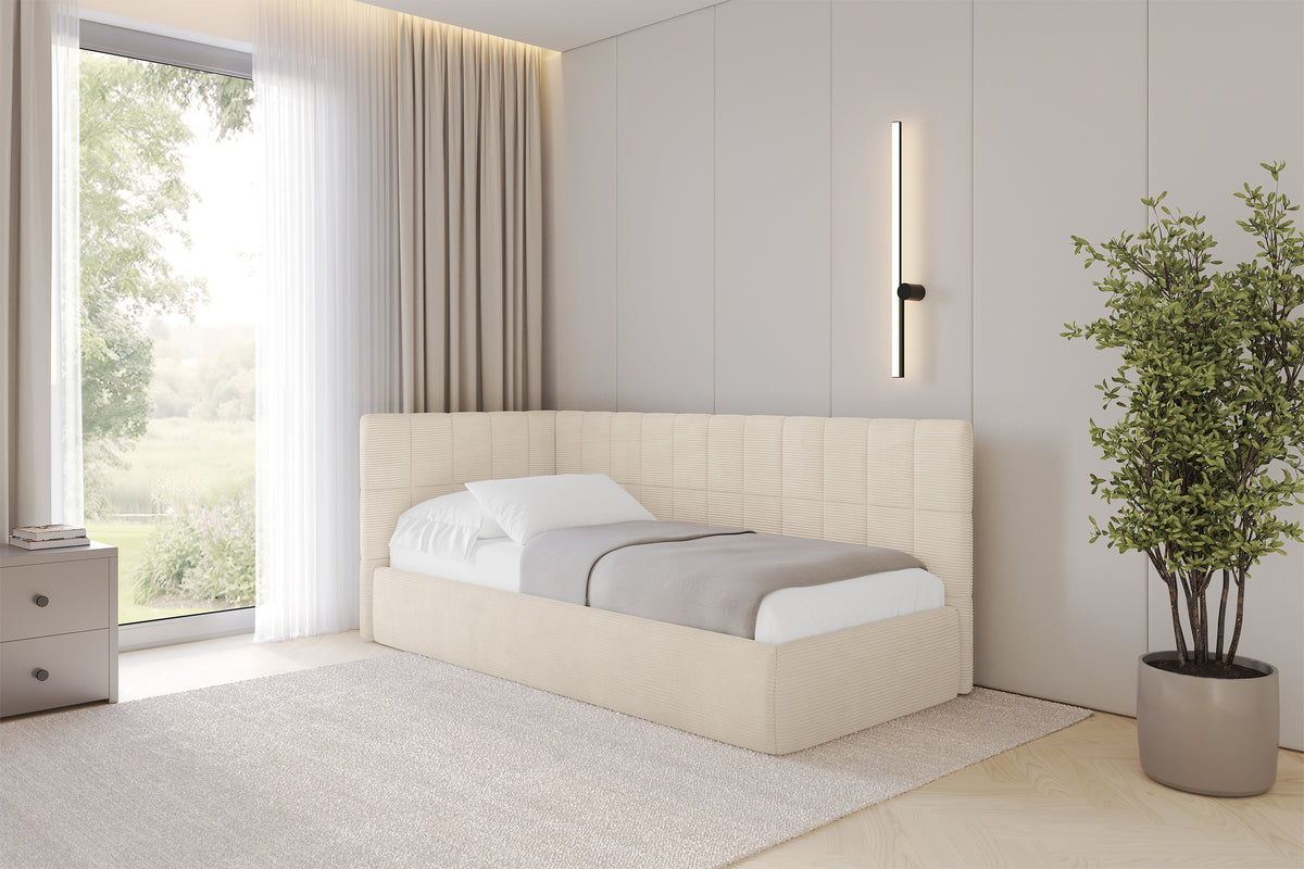Jugendbett TULY Cord Rechtsseitig