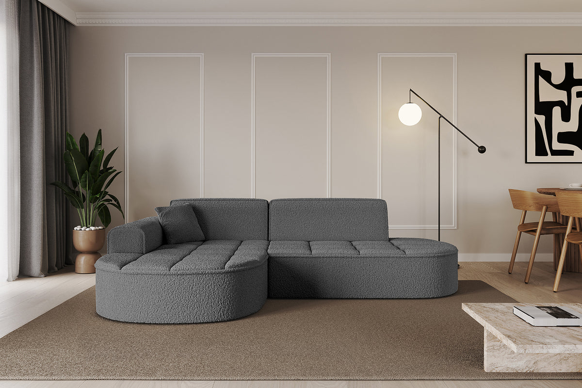 Ecksofa TARO-L1 Bouclé