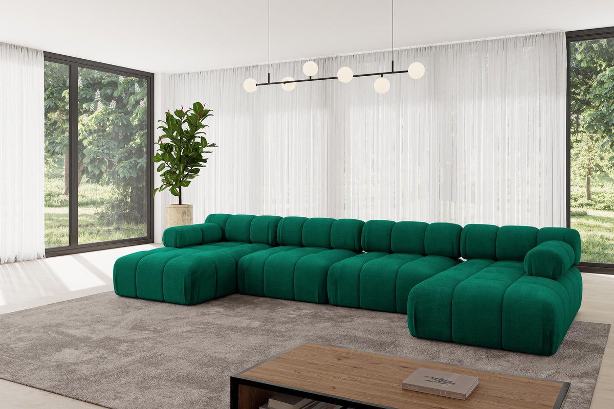 Wohnlandschaft TESSO-U2 Samt