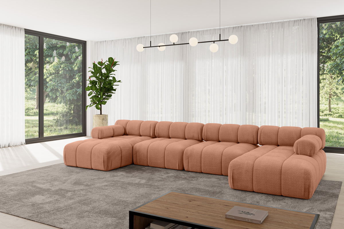 Wohnlandschaft TESSO-U2 Samt