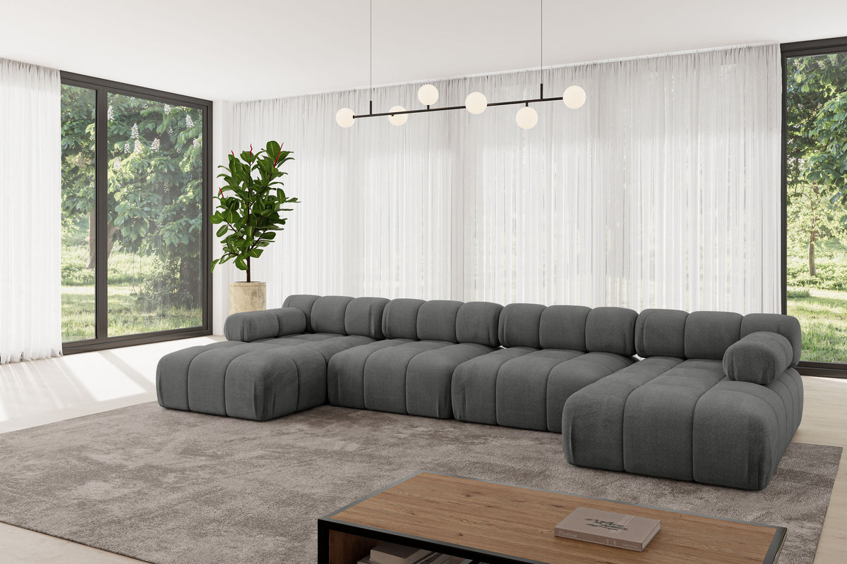 Wohnlandschaft TESSO-U2 Samt