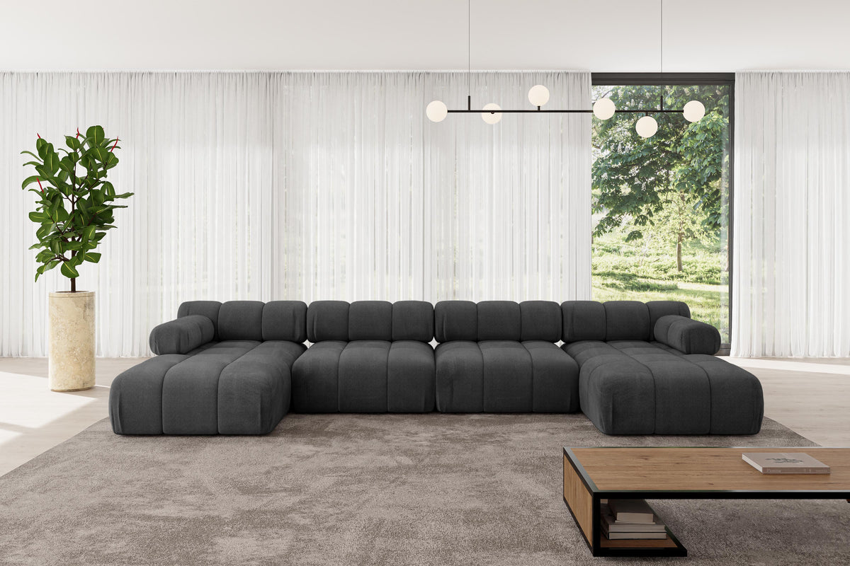 Wohnlandschaft TESSO-U2 Samt