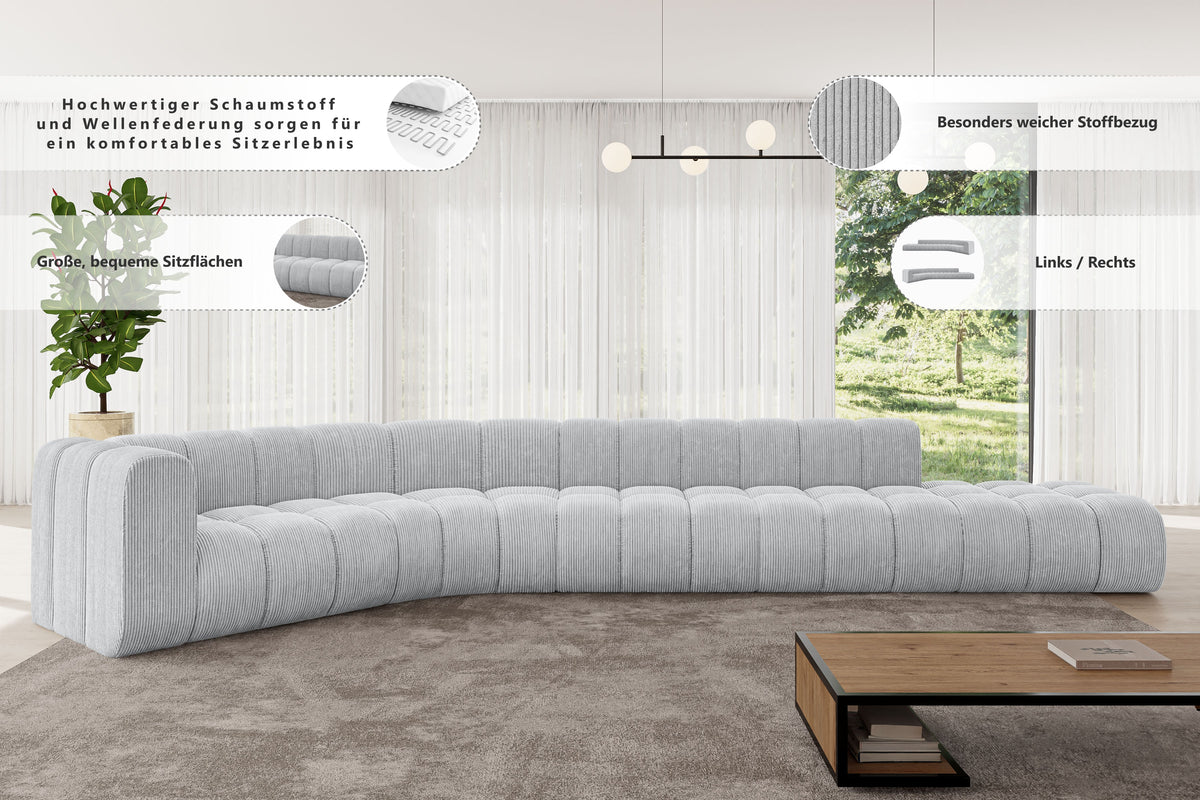 Narożnik TILMO-L2 Bouclé