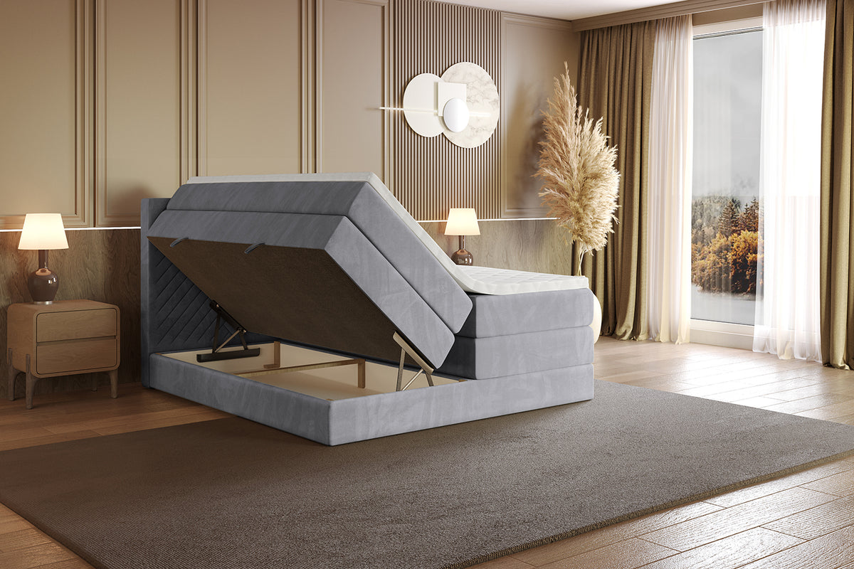 Boxspringbett VEXA KING Samt