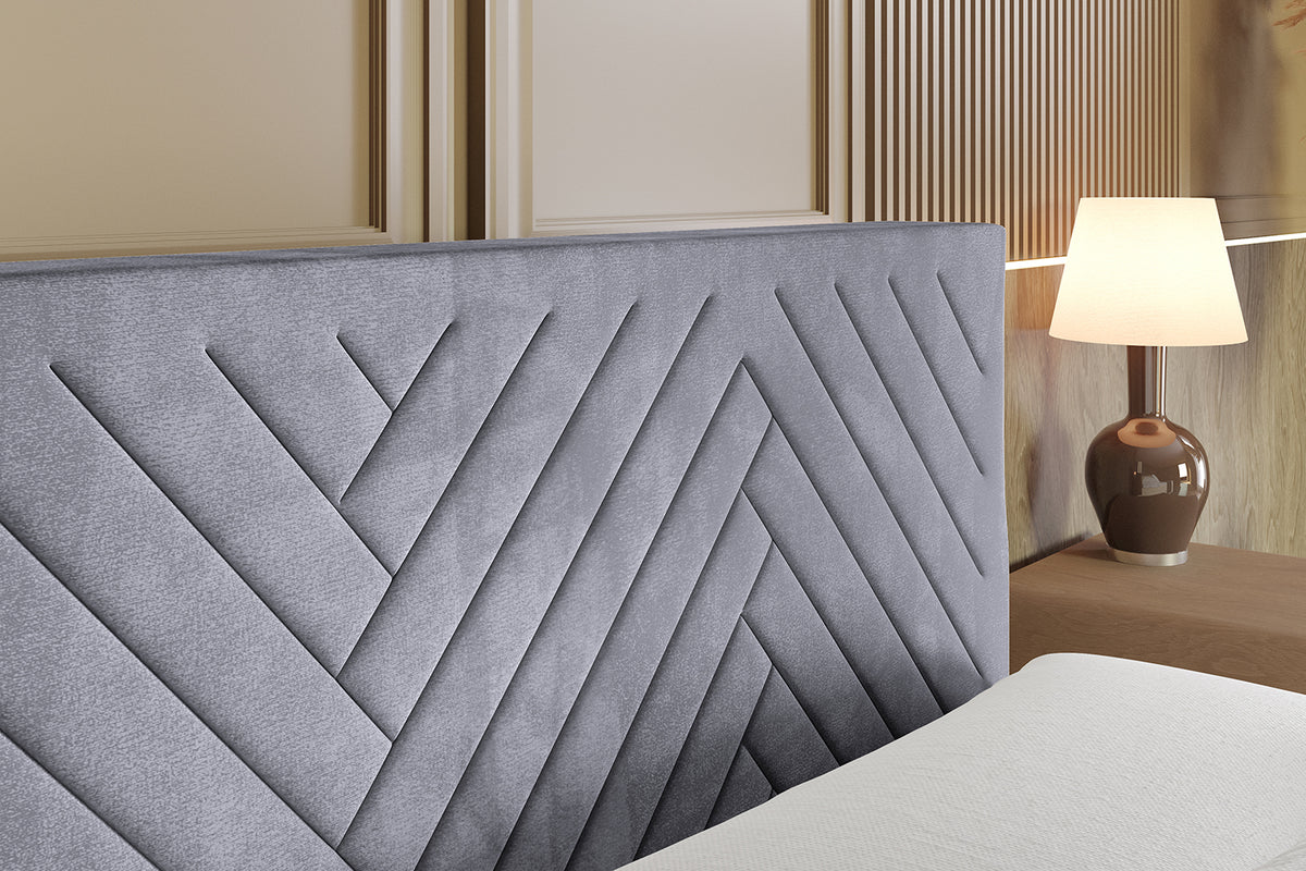 Boxspringbett VEXA KING Samt